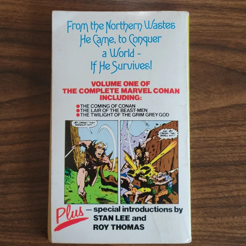 STAN LEE‎ presents CONAN The Barbarian vol 1 Pocket Book COMIC 1978 PB